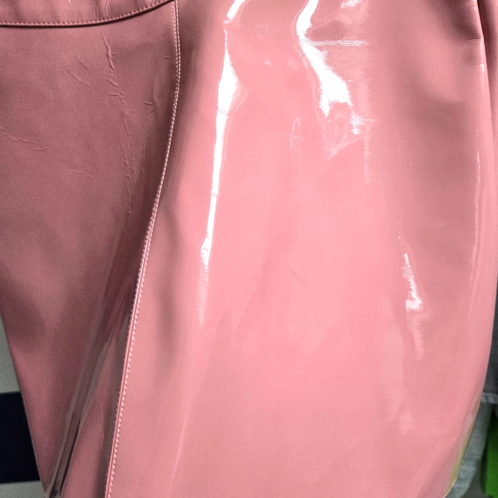 Cider soft faux leather Mini Skirt